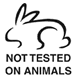 Not tested on animals